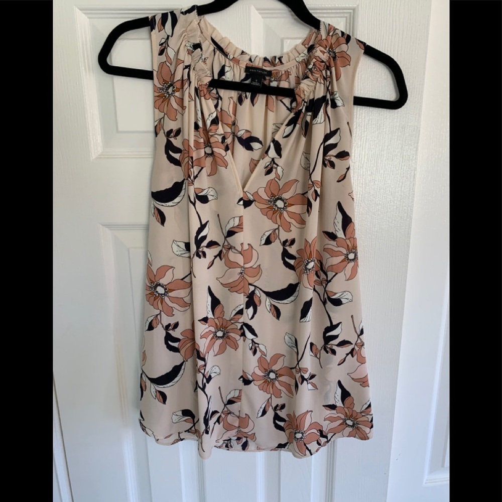 Flower printed blouse